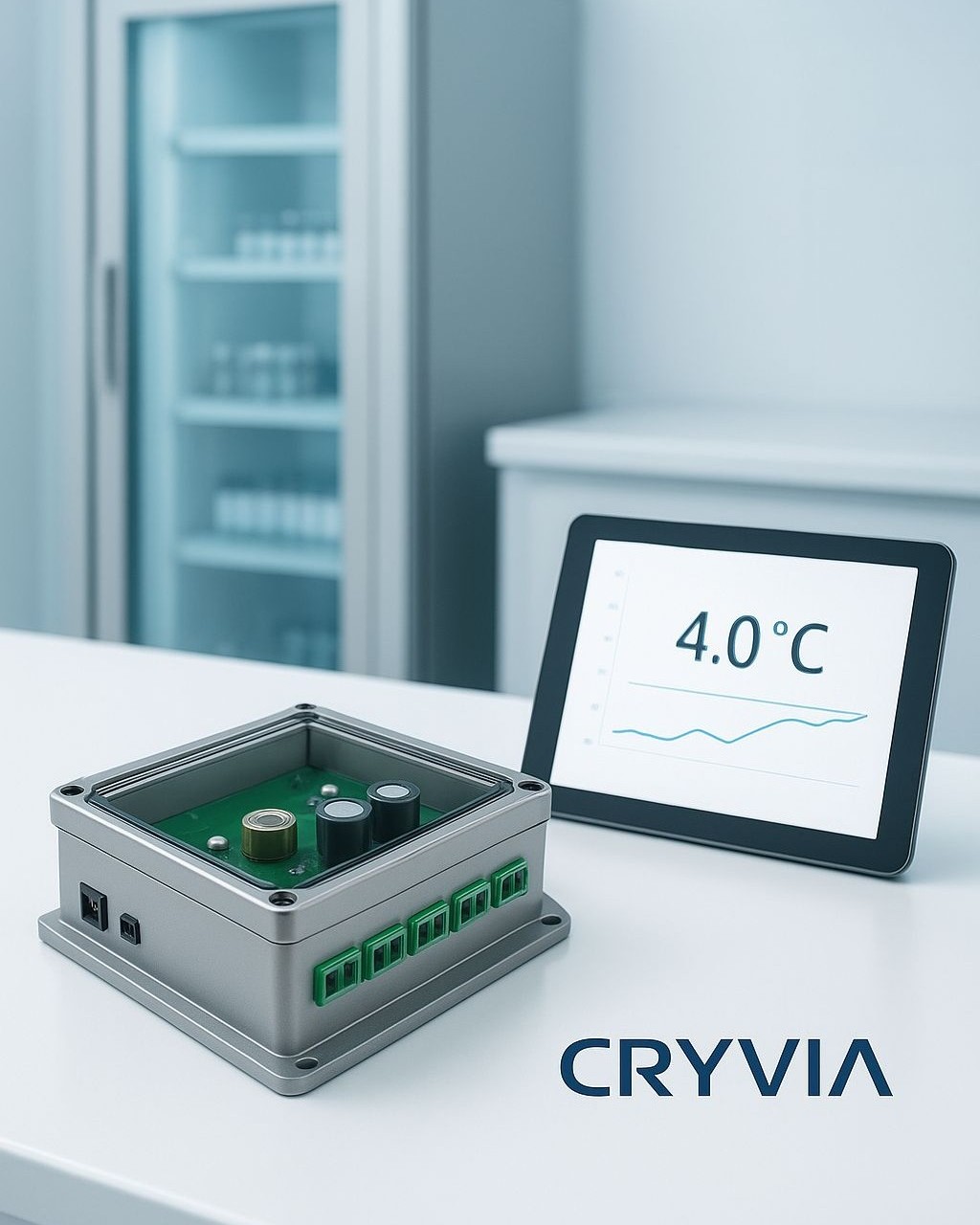 Protótipo Cryvia em funcionamento